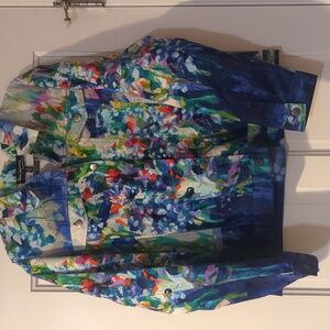 Woman's Watercolor Jacket, size 2X